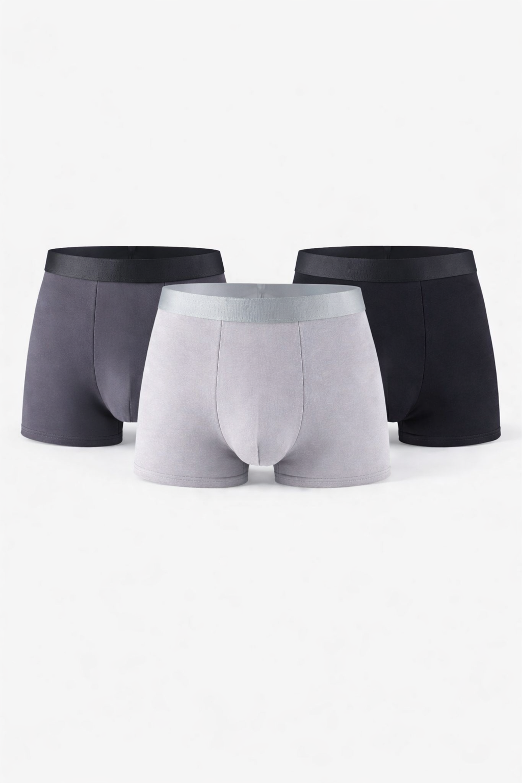 SwanFresh Boxer – Gris Perla · Pack de 3